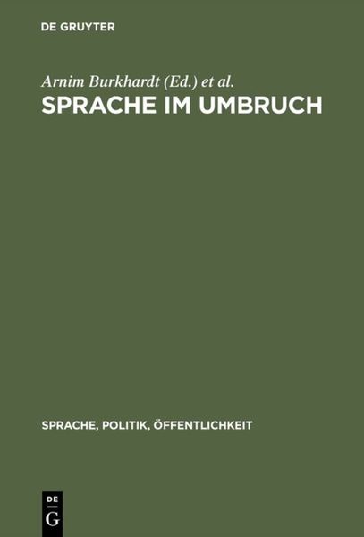 Produktbild: Sprache im Umbruch