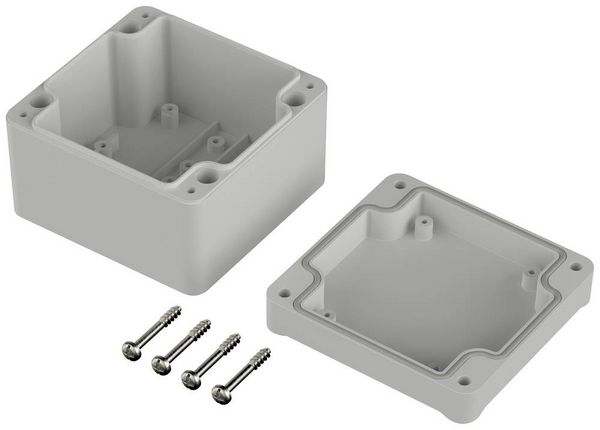Produktbild: Bopla EUROMAS EM 210 62210000 Outdoor-Geh&auml;use 82 x 80 x 57 Polycarbonat Lichtgrau (RAL 7035) 1 St.