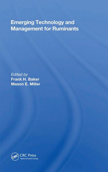 Produktbild: Emerging Technology And Management For Ruminants