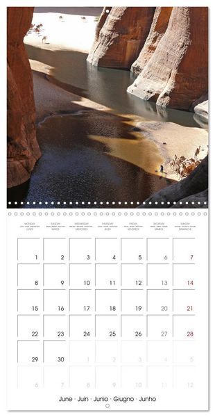 Produktbild: Desert - unknown exciting (Wall Calendar 2026 12 &times; 12 Inch) CALVENDO 12 Month Wall Calendar