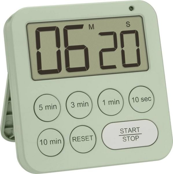Produktbild: TFA Dostmann Digitaler Timer und Stoppuhr Timer Gr&uuml;n digital