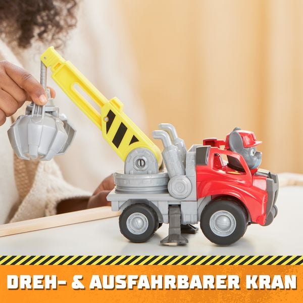 Produktbild: Rubble & Crew - Kran-Baufahrzeug mit Charger-Figur (Basis Fahrzeug)