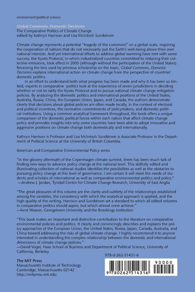 Produktbild: Global Commons, Domestic Decisions