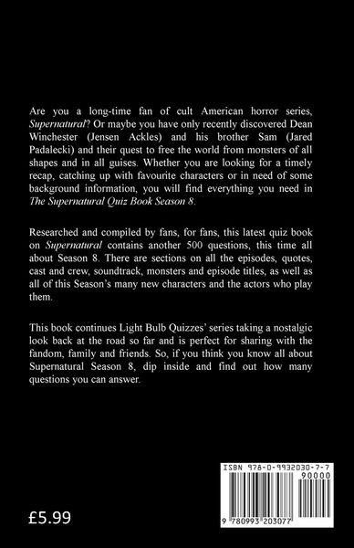 Produktbild: The Supernatural Quiz Book Season 8