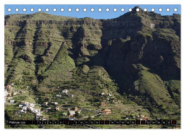 Produktbild: La Gomera - Ansichten und Aussichten (Tischkalender 2026 DIN A5 quer), CALVENDO Monatskalender