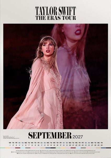 Produktbild: Taylor Swift 2027 &ndash; A3-Posterkalender