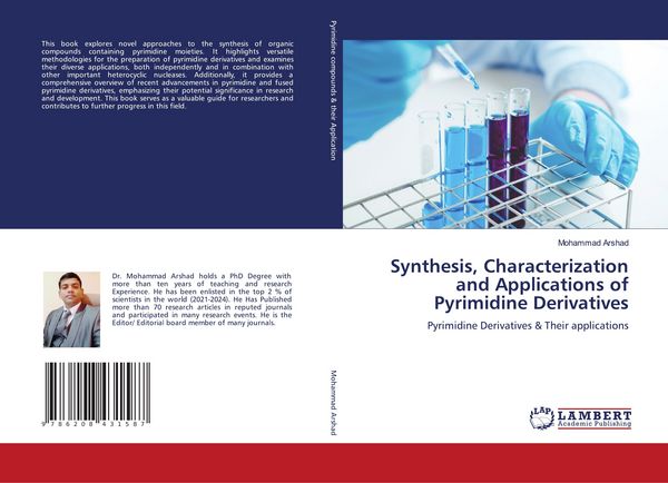 Produktbild: Synthesis, Characterization and Applications of Pyrimidine Derivatives