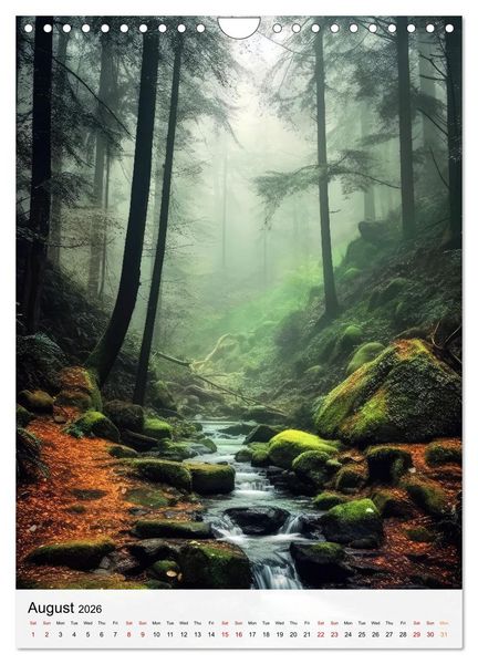 Produktbild: Dreamscapes of the Forest (Wall Calendar 2026 DIN A4 portrait), CALVENDO 12 Month Wall Calendar
