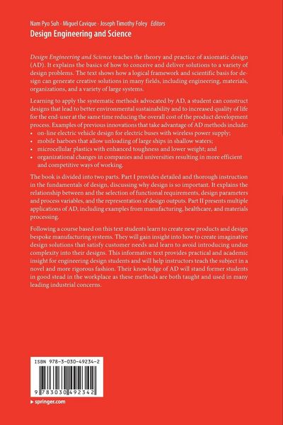 Produktbild: Design Engineering and Science