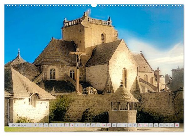 Produktbild: Frankreich: Lichtstimmungen der Phantasie (Wandkalender 2026 DIN A2 quer), CALVENDO Monatskalender