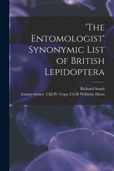 Produktbild: 'The Entomologist' Synonymic List of British Lepidoptera
