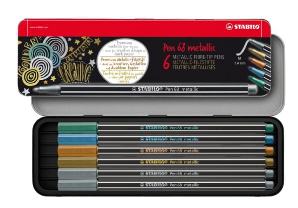 Produktbild: STABILO Filzstift Pen 68 metallic