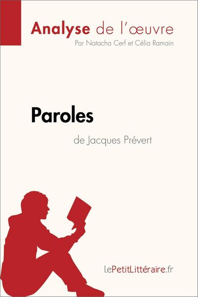 Produktbild: Paroles de Jacques Pr&eacute;vert (Analyse de l'oeuvre)