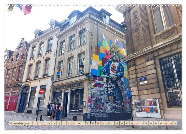 Produktbild: Br&uuml;ssel - Spannende Metropole (Wandkalender 2026 DIN A2 quer), CALVENDO Monatskalender