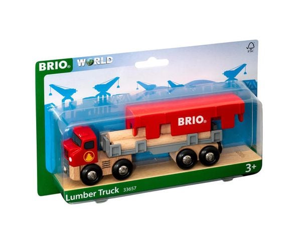 Produktbild: BRIO World - Holztransporter mit Magnetladung