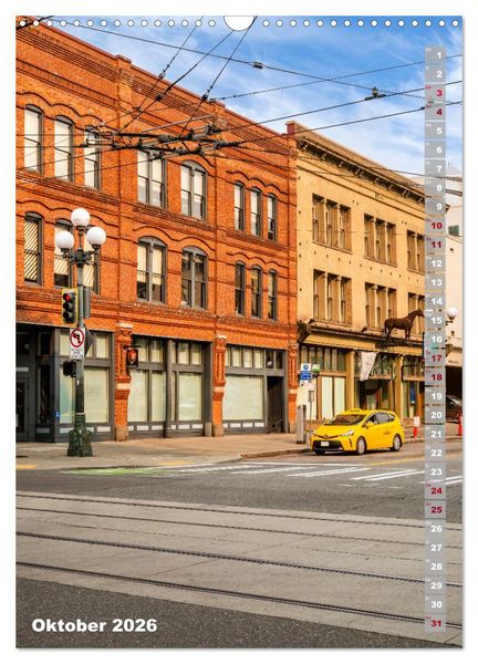 Produktbild: SEATTLE Imposante Stadt- und Naturimpressionen (Wandkalender 2026 DIN A3 hoch), CALVENDO Monatskalender