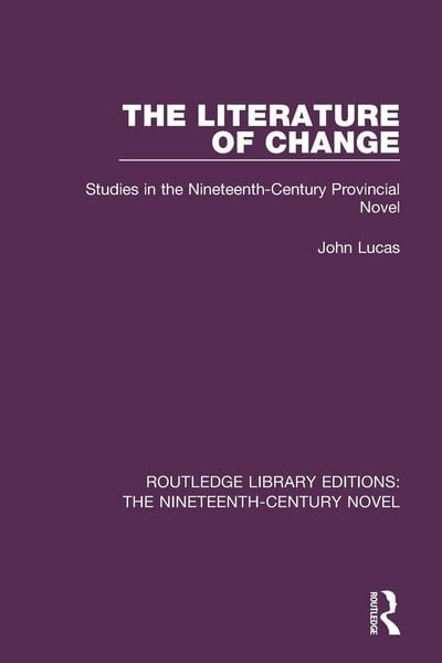 Produktbild: The Literature of Change