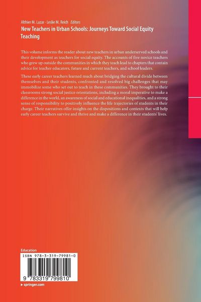 Produktbild: New Teachers in Urban Schools: Journeys Toward Social Equity Teaching