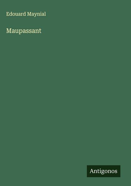 Produktbild: Maupassant