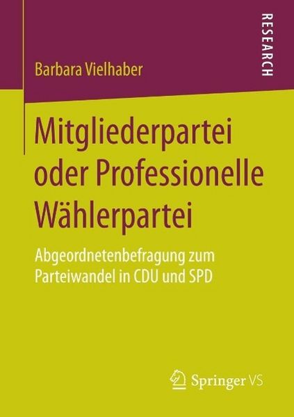 Produktbild: Mitgliederpartei oder Professionelle W&auml;hlerpartei