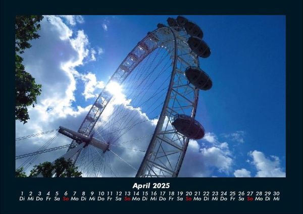 Produktbild: London 2025 Fotokalender DIN A4