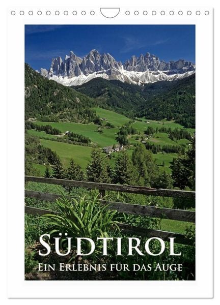 Produktbild: S&uuml;dtirol - Ein Erlebnis f&uuml;r das Auge (Wandkalender 2026 DIN A4 hoch), CALVENDO Monatskalender