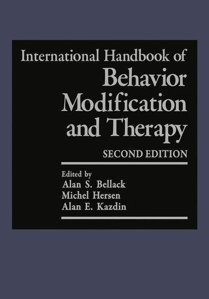 Produktbild: International Handbook of Behavior Modification and Therapy