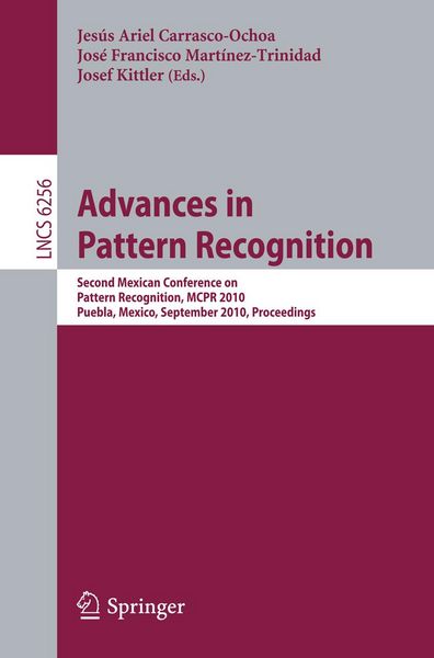 Produktbild: Advances in Pattern Recognition