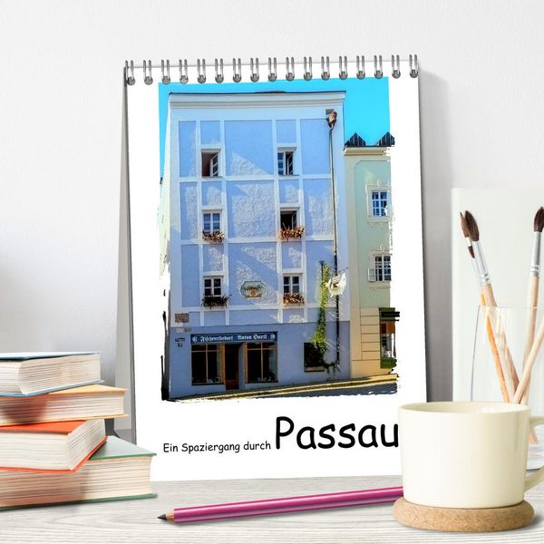 Produktbild: Ein Spaziergang durch Passau (Tischkalender 2026 DIN A5 hoch), CALVENDO Monatskalender