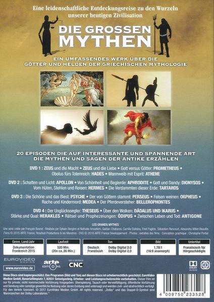 Produktbild: Die grossen Mythen [4 DVDs]