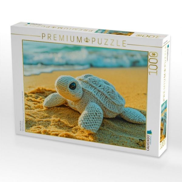 Produktbild: CALVENDO Puzzle Kleine Schildkr&ouml;te | 1000 Teile Lege-Gr&ouml;&szlig;e 64x48cm Foto-Puzzle f&uuml;r gl&uuml;ckliche Stunden