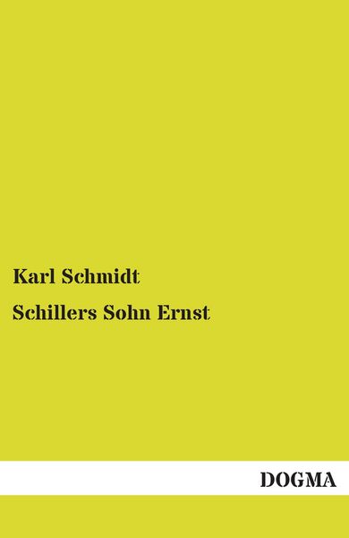 Produktbild: Schillers Sohn Ernst