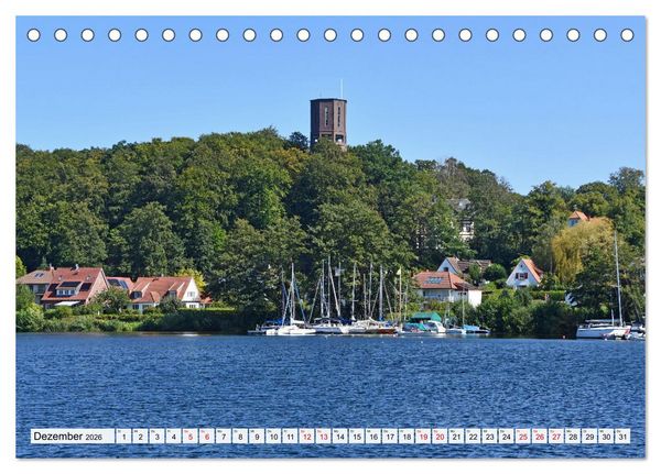 Produktbild: RATZEBURG und M&Ouml;LLN (Tischkalender 2026 DIN A5 quer), CALVENDO Monatskalender