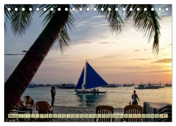 Produktbild: Reise durch Asien - Philippinen (Tischkalender 2026 DIN A5 quer), CALVENDO Monatskalender