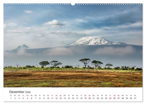 Produktbild: Kenia - Eine Safari durch unber&uuml;hrte Natur. (hochwertiger Premium Wandkalender 2026 DIN A2 quer), Kunstdruck in Hochglanz