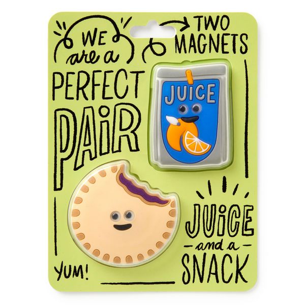 Produktbild: Juice and a Snack - A Perfect Pair Molded Magnet Set