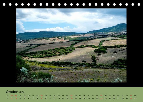 Produktbild: Sardische Landschaften (Tischkalender 2022 DIN A5 quer)