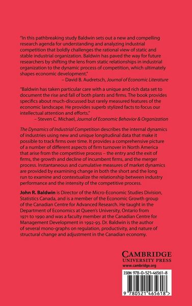 Produktbild: The Dynamics of Industrial Competition