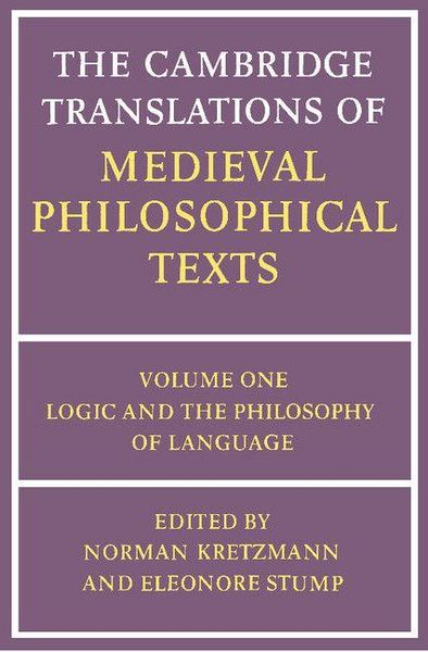 Produktbild: The Cambridge Translations of Medieval Philosophical Texts