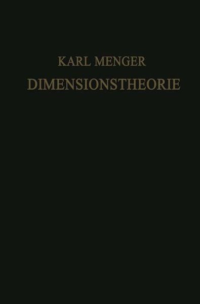 Produktbild: Dimensionstheorie