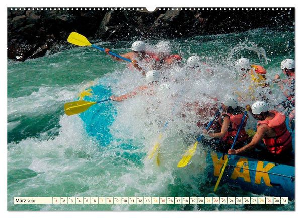 Produktbild: Extremsport - mit vollem Risiko (Wandkalender 2026 DIN A2 quer), CALVENDO Monatskalender
