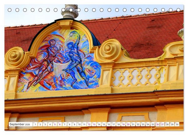 Produktbild: Ansichten vom Stift in Melk (Tischkalender 2026 DIN A5 quer), CALVENDO Monatskalender