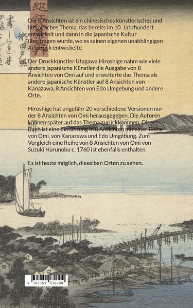Produktbild: Hiroshige 8 Ansichten von Omi. Kanazawa. Umgebung von Edo