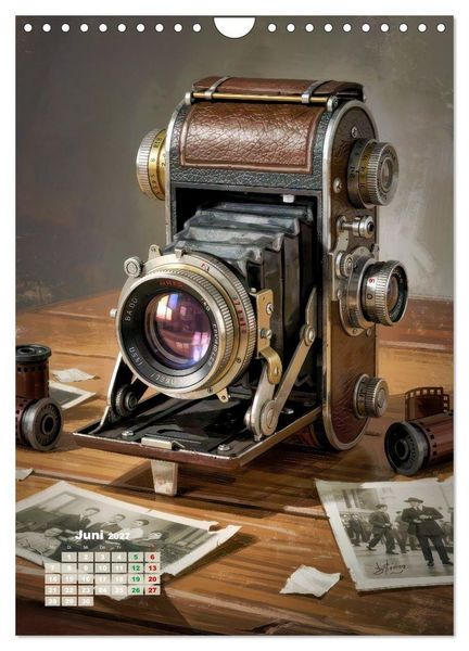 Produktbild: Kamera Nostalgie (Wandkalender 2027 DIN A4 hoch), CALVENDO Monatskalender