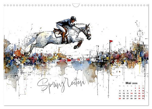 Produktbild: Olympische Luftspr&uuml;nge (Wandkalender 2026 DIN A3 quer), CALVENDO Monatskalender