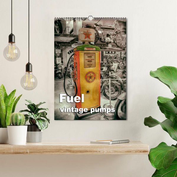 Produktbild: Fuel vintage pumps (Wall Calendar 2026 DIN A3 portrait), CALVENDO 12 Month Wall Calendar