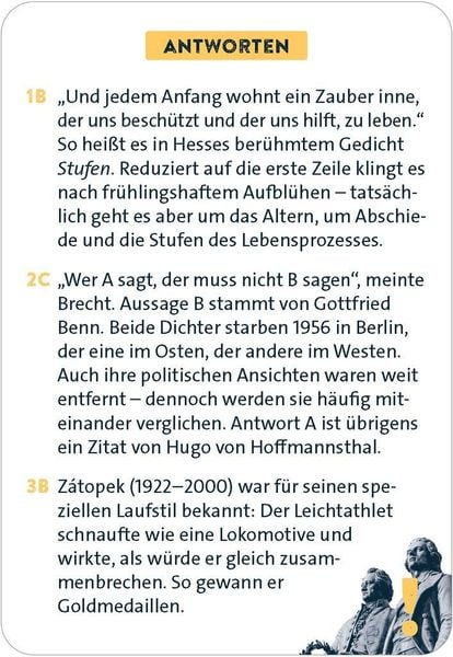 Produktbild: Classic Quiz Große Zitate