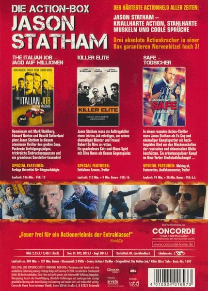 Produktbild: Jason Statham - Die Action-Box [3 DVDs]