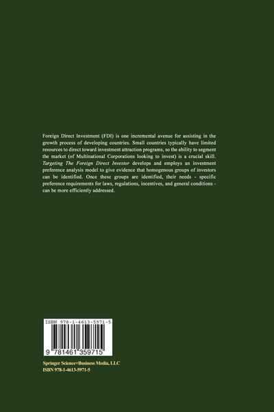Produktbild: Targeting the Foreign Direct Investor