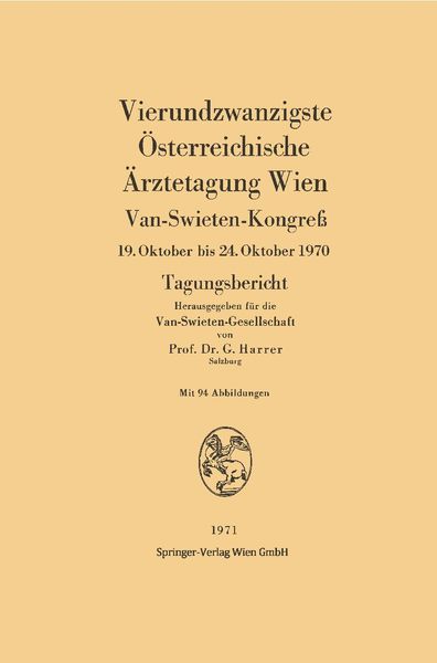 Produktbild: Vierundzwanzigste &Ouml;sterreichische &Auml;rztetagung Wien